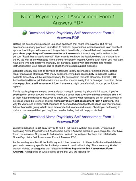 pdf), Text File (. . Nbme psychiatry form 3 pdf